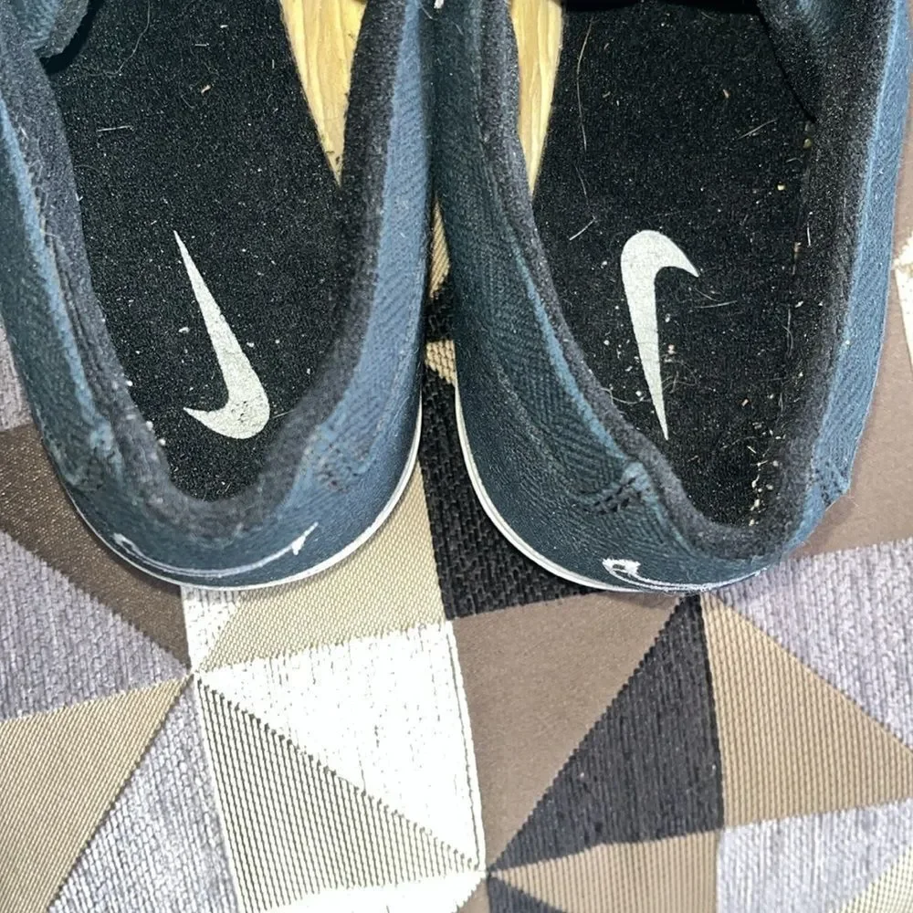 BLACK NIKE CANVAS PLATFORM SHOES WOMEN’S SIZE 11.5/EURO 44